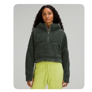 Lululemon fleece half zip hoodie